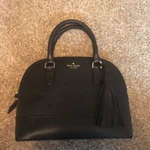 Kate Spade Black Satchel w/ detachable strap